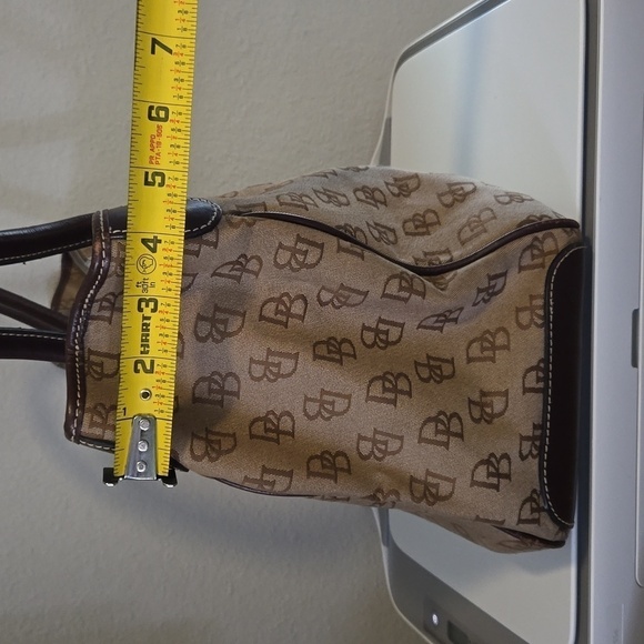 Dooney & Bourke Large Canvas Shoulder Tote Bag - Picture 5 of 17